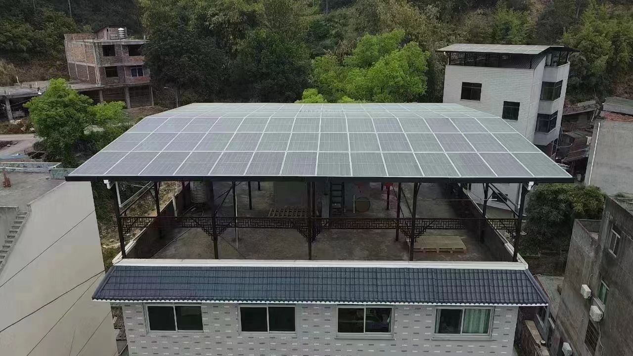 呼伦贝尔15kw+10kwh自建别墅家庭光伏储能系统